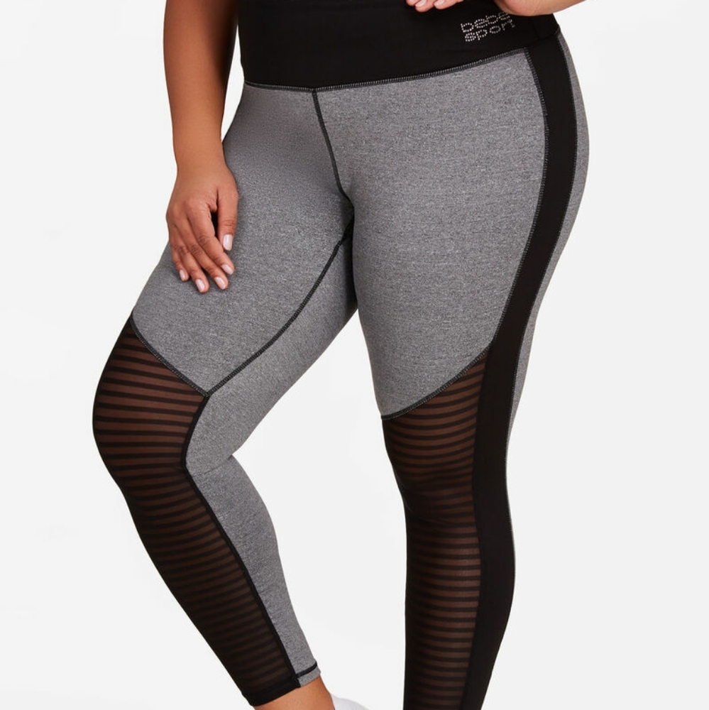 Bebe Sport Shadow Stripe Legging